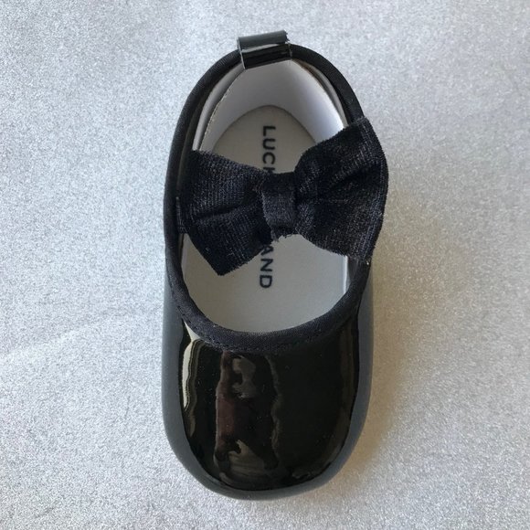 LUCKY BRAND  Crib Shoes Style : LB -AMBER- MAR Black Size 4 (9-12M) - Picture 3 of 5